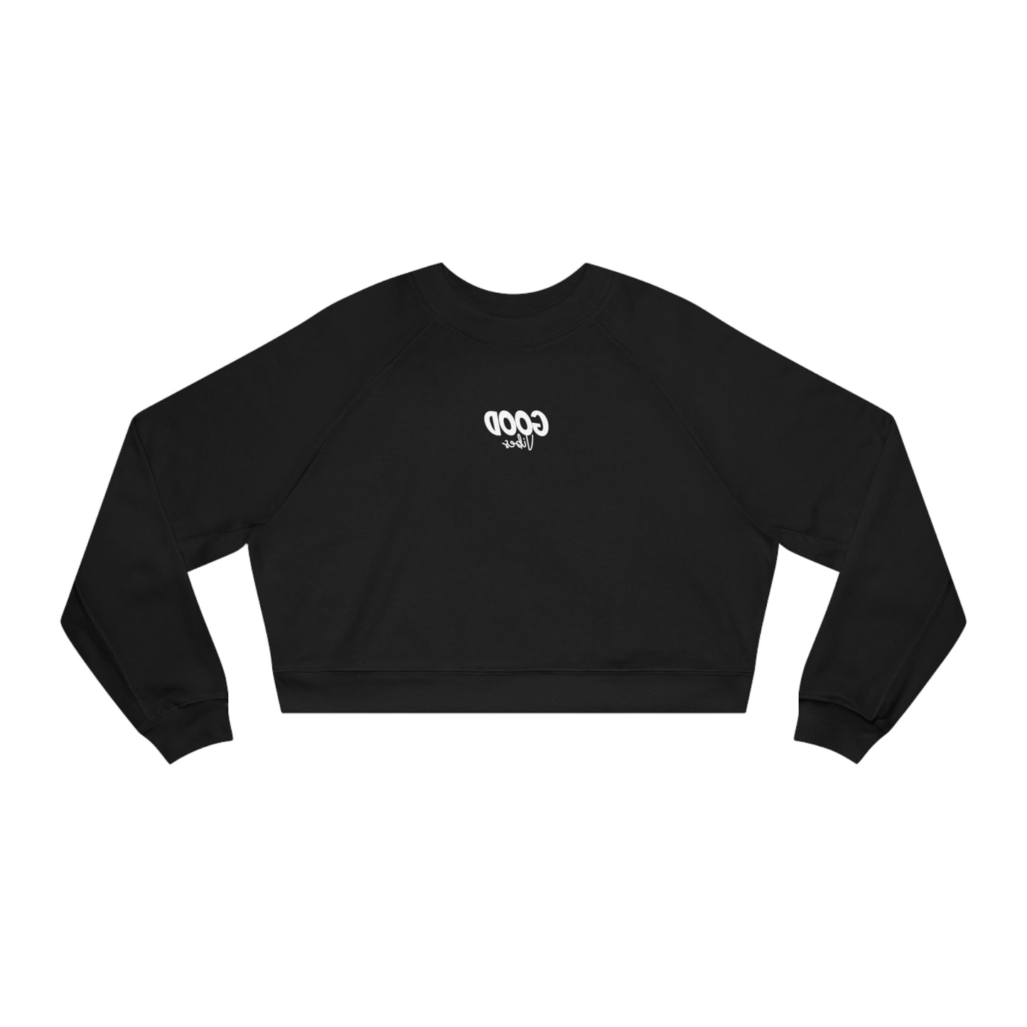 Good Vibes Cropped Fleece Pullover